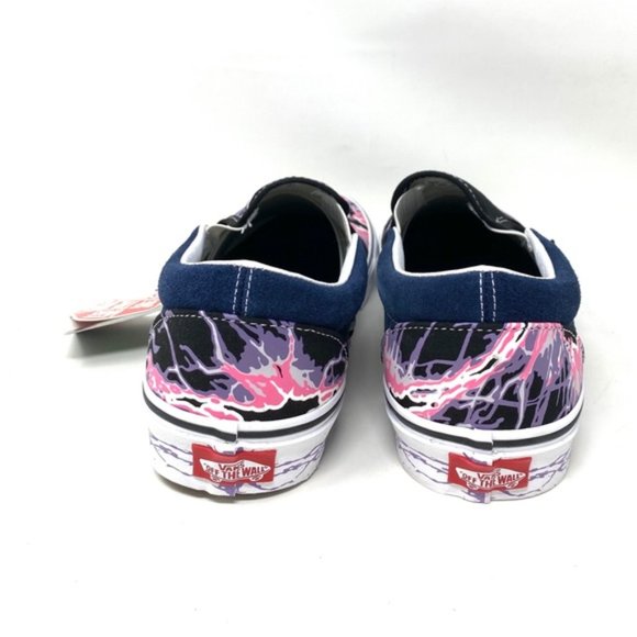 VANS Classic Slip On Zap Dress Blues Black Canvas Men Sneakers Skate VN000XG88NK - Picture 8 of 11